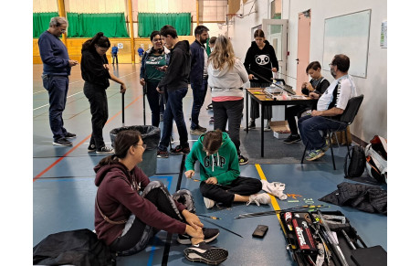Montage de flèches pour les jeunes confirmés