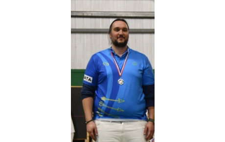 Michel Vice-champion départemental en tir à 18m 